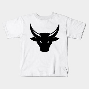 Bull / Taurus / Ox / Bull Head (1C) Kids T-Shirt